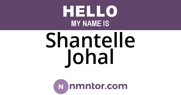 Shantelle Johal