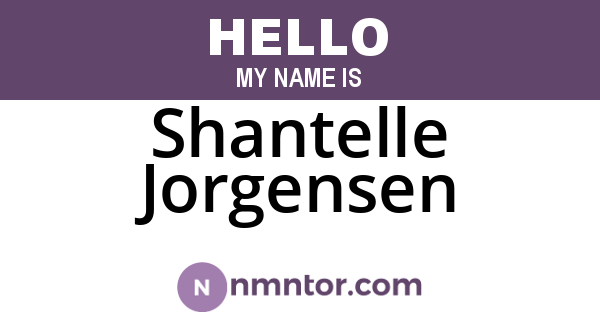 Shantelle Jorgensen