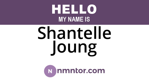 Shantelle Joung