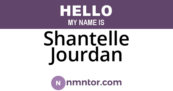 Shantelle Jourdan