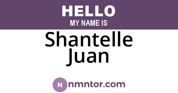 Shantelle Juan