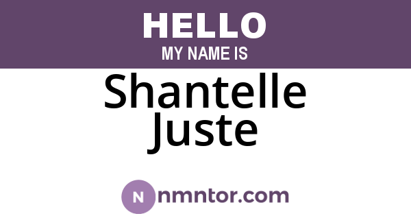 Shantelle Juste
