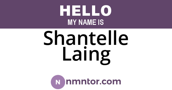 Shantelle Laing