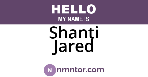 Shanti Jared