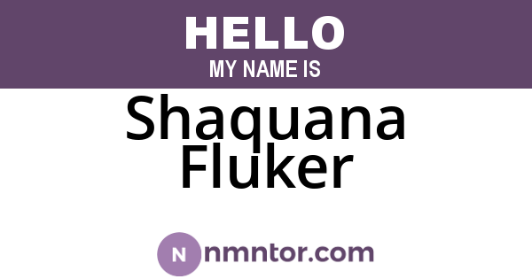 Shaquana Fluker