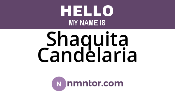 Shaquita Candelaria
