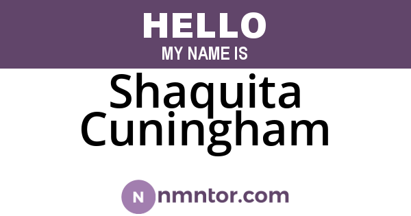 Shaquita Cuningham