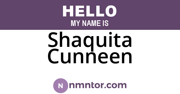 Shaquita Cunneen