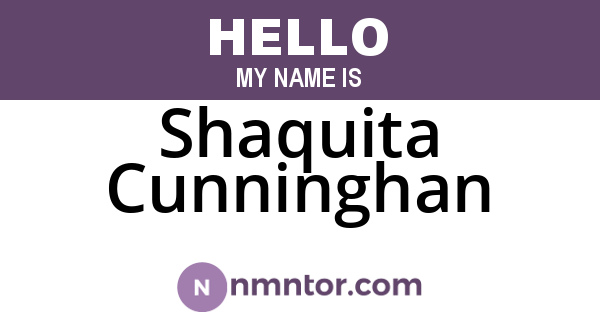 Shaquita Cunninghan