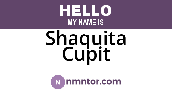 Shaquita Cupit