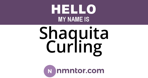 Shaquita Curling