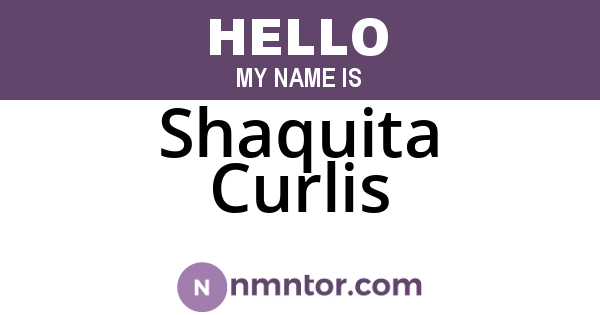 Shaquita Curlis