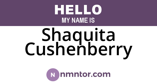 Shaquita Cushenberry