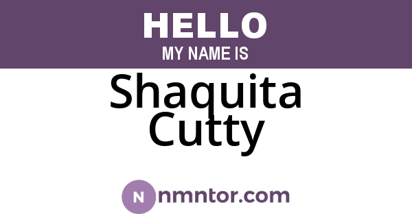 Shaquita Cutty