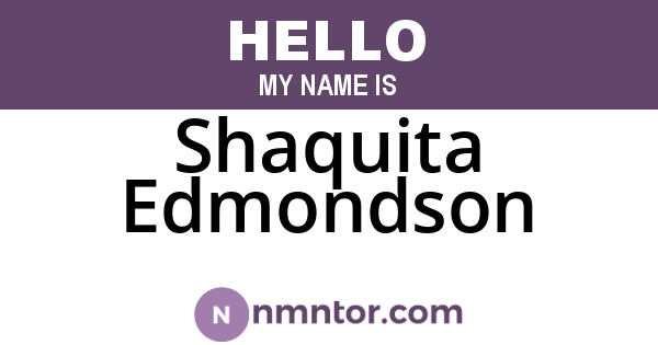 Shaquita Edmondson