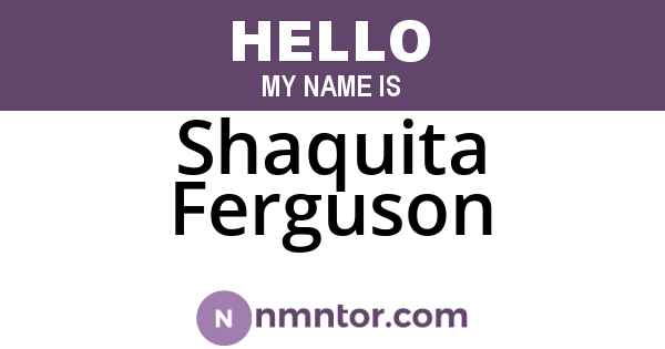 Shaquita Ferguson