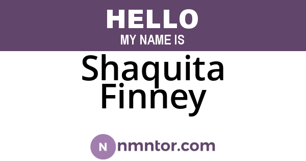 Shaquita Finney