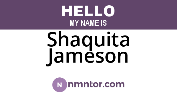 Shaquita Jameson