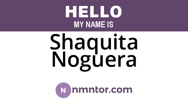 Shaquita Noguera
