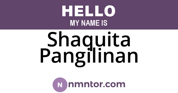 Shaquita Pangilinan