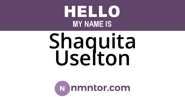 Shaquita Uselton