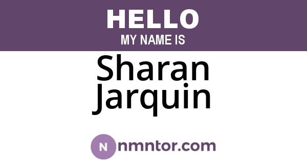 Sharan Jarquin