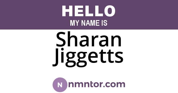 Sharan Jiggetts