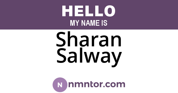 Sharan Salway