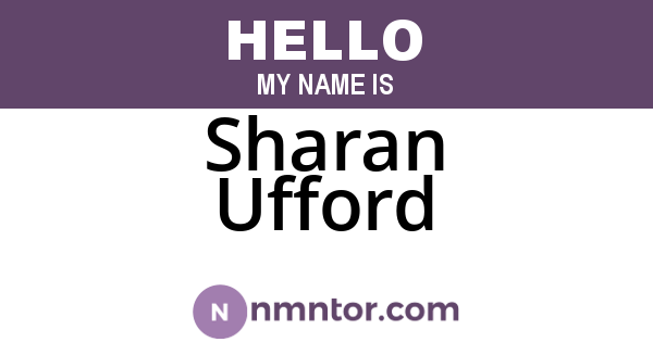 Sharan Ufford