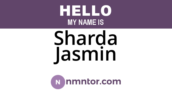 Sharda Jasmin