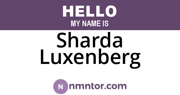 Sharda Luxenberg