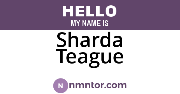 Sharda Teague