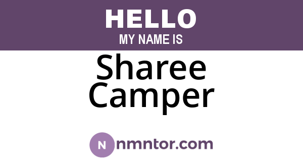 Sharee Camper
