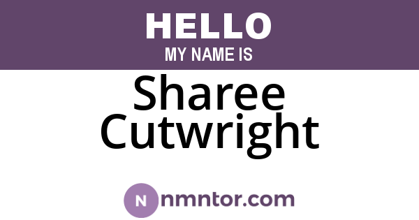 Sharee Cutwright