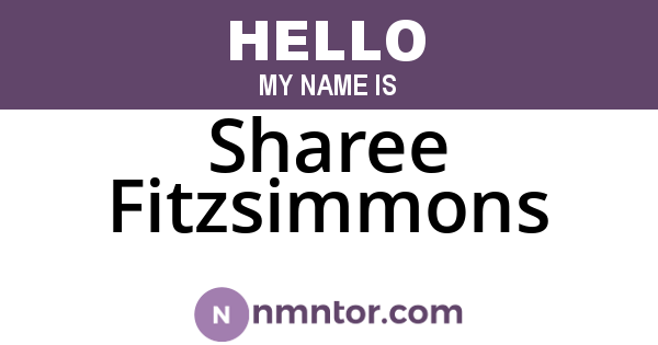 Sharee Fitzsimmons