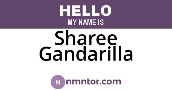 Sharee Gandarilla