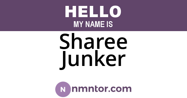 Sharee Junker