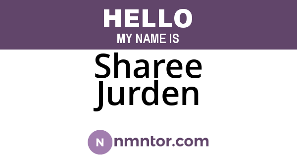 Sharee Jurden