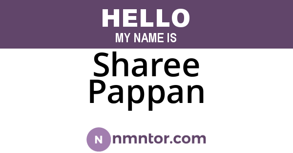 Sharee Pappan