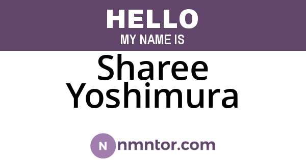 Sharee Yoshimura