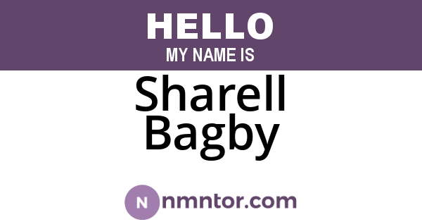 Sharell Bagby