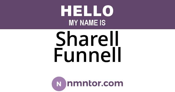 Sharell Funnell