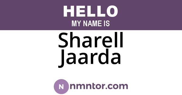 Sharell Jaarda