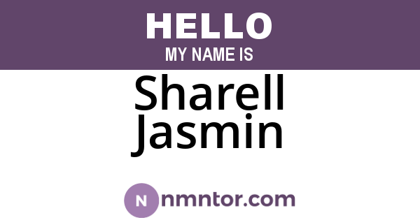 Sharell Jasmin