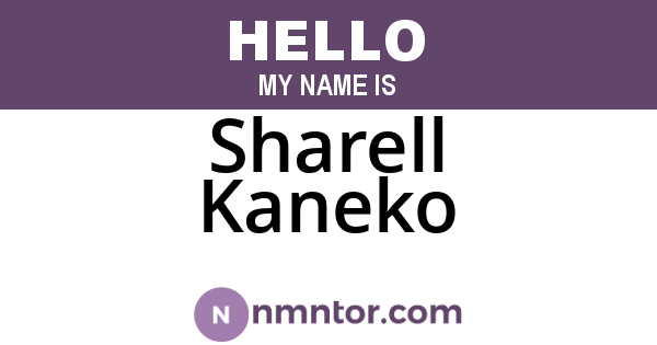 Sharell Kaneko