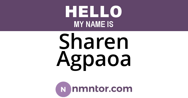 Sharen Agpaoa