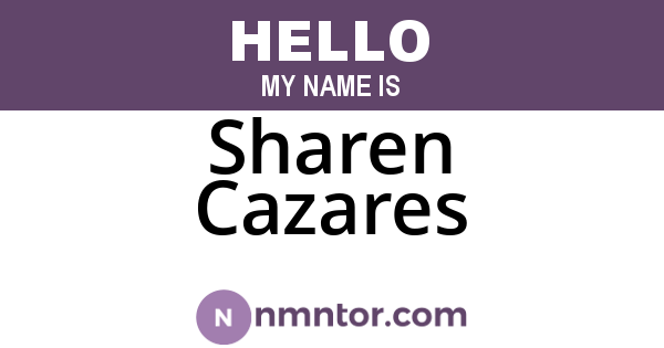 Sharen Cazares