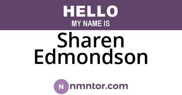 Sharen Edmondson