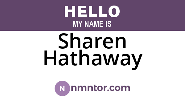 Sharen Hathaway