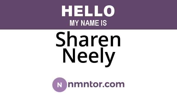 Sharen Neely